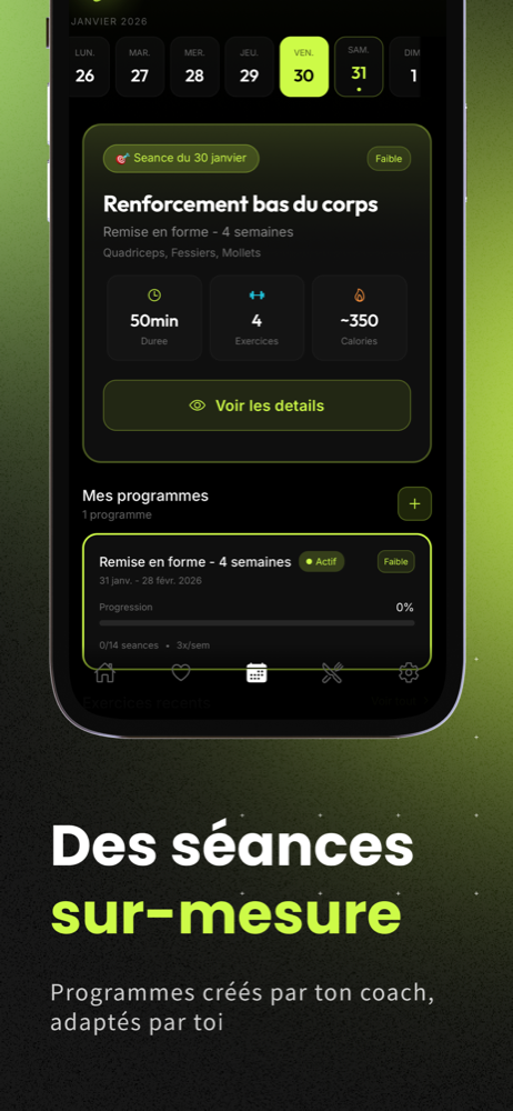 Tempo — écran 3