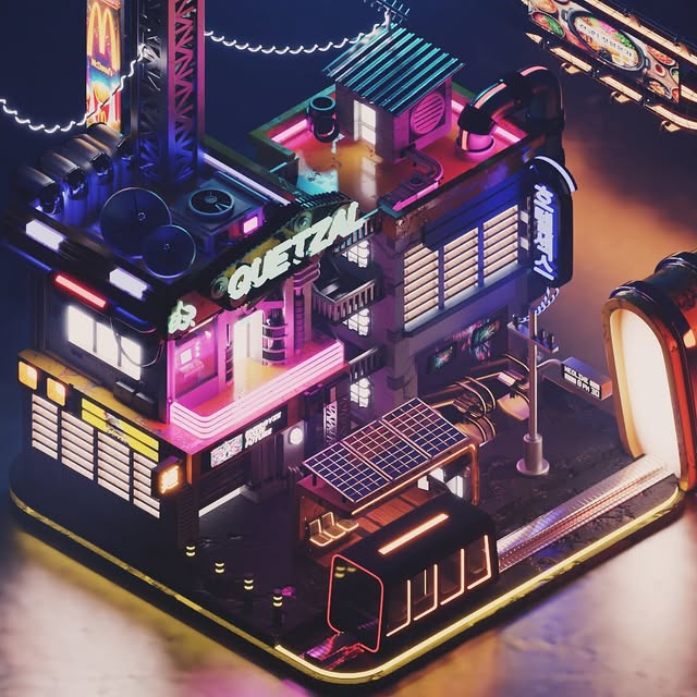 Ville cyberpunk